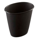 Sterilite, Wastebasket, Oval, Black, 1.5 gal (12 Pack)