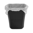Sterilite, Wastebasket, Rectangle, Black, 3 gal (6 Pack)