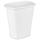 Sterilite, Wastebasket, Rectangle, White, 10 gal (6 Pack)