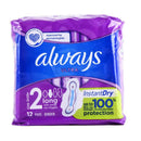 Always, Ultra, Long Plus Pads With Wings Size 2, 12 ct (12 Pack)