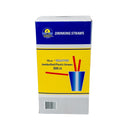 Sunset Straws, Jumbo, Red Wrapped Straw, 10.25'', 500 ct (1 Pack)