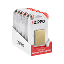 Zippo, Windproof Lighter, Street Brass (6 Pack)