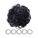 Hair Rubber Bands Black, 600 ct (12 Pack)
