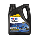 Mobil, Delvac, 1300 Super, Diesel Engine Oil, 15W-40, 1 gal (4 Pack)