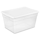 Sterilite, Storage Box with Lid, 56 qt (8 Pack)
