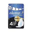 Always, Classic Night Wing Maxi, 6 ct (4 Pack)