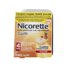 Nicorette, Nicotine Gum, Ice Mint, mg, 10 ct (4 Pack)