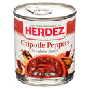 Herdez, Chipotle Peppers with Adobo Sauce, 7 oz (12 Pack)