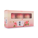 Hongqi, Taoqi Peach Ice Cream, 3 ct (8 Pack)