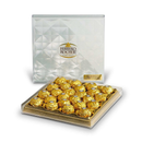 Ferrero Rocher, Fine Hazelnut Chocolates Diamond Gift Box, 10.6 oz (24 Pack)