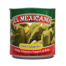 El Mexicano, Whole Jalapeños, 13 oz (12 Pack)