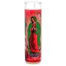 Veladora Religious Candle, Virgen De Guadalupe (12 Pack)