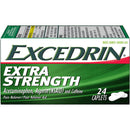 Excedrin, Extra Strength Caplets, 24 ct (3 Pack)