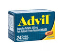 Advil, Ibuprofen, Caplets, 24 ct (1 Pack)