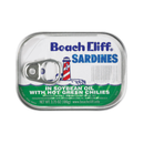 Beach Cliff, Sardines, Soybean Oil w/ Chilies, 3.75 oz (12 Pack)
