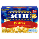 ACT II, Microwave Popcorn, Butter, 8.25 oz, 3 ct (12 Pack)