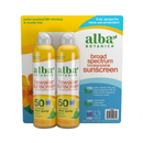 Alba Botanica, Sunscreen Lotion SPF 50, 8 oz (2 Pack)