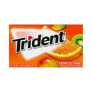 Trident, Sugar Free Gum, Tropical Twist, 14 ct (12 Pack)