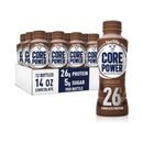 Fair Life, Protein Milk Shakes, Core Power, 26 g Protein, Chocolate, 14 oz (12 Pack)