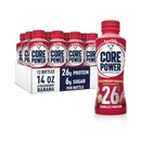 Fair Life, Protein Milk Shakes, Core Power, 26 g Protein, Strawberry Banana, 14 oz (12 Pack)