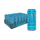 Monster, Energy Drink, Ultra Blue Hawaiian, Zero Sugar, 16 oz (24 Pack)