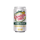 Canada Dry, Zero Sugar, Ginger Ale, 12 oz (24 Pack)
