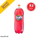Fanta, Strawberry Soda, 3 L (4 Pack)