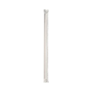 Straw Jumbo Transparent Wrapped, 10 in (500 Pack)