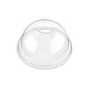 Dart, Lid Dome With Hole Clear (1000 Pack)