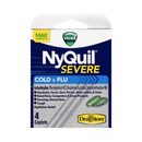 NyQuil, Cold & Flu Relief Caplets, Severe, 4 ct (6 Pack)