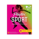 Playtex, Tampons, Sports, Regular, Unscented, 18 ct (1 Pack)