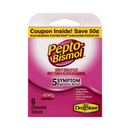 Pepto Bismol, Upset Stomach and Diarrhea Relief, Caplets, Trial Size (6 Pack)