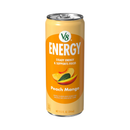 V8, Fruit & Vegetable Energy Drink, Peach Mango, 11.5 oz (12 Pack)