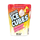 Ice Breakers, Ice Cubes, Strawberry Lemonade Gum, 3.24 oz (6 Pack)