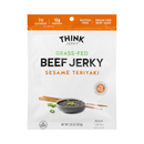 Think Jerky, Beef Jerky, Sesame Teriyaki, 2.2 oz (8 Pack)