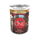 Purina, Dry Dog Food, ONE, Tendercut, Turkey Gravy, 13 oz (12 Pack)