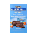 Ghirardelli, Dark Chocolate Sea Salt Caramel Squares Bag, 5.32 oz (6 Pack)
