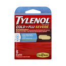 Tylenol, Caplets, Cold & Flu, Severe, 6 ct (6 Pack)