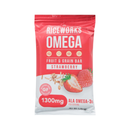 Riceworks, Omega Bar, Strawberry, 1.76 oz (9 Pack)