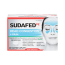 Sudafed, Oral Tablets, Sinus Congestion, 20 ct (1 Pack)