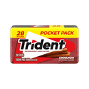 Trident, Pocket Pack, Cinnamon Sugar Free Gum (6 Pack)