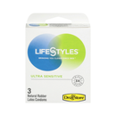 LifeStyles, Condoms, Ultra Sensitive, 3 ct (6 Pack)