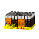 Clipper, Refillable Butane Lighter, Zig Zag Collection, 3 in (96 Pack)