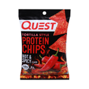 Quest, Tortilla Style Protein Chips, Hot & Spicy, 1.1 oz (8 Pack)