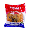 David's, Muffin Individually Wrapped Blueberry, 6 oz (24 Pack)