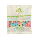 MightyMark, Sour Neon Gummi Worms, 4.5 oz (8 Pack)