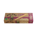 Zig-Zag, Pre-Rolled Cones, Paper, Unbleached, 8 ct (18 Pack)