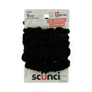 Scunchi, Silky Scrunchies, Silky Black, 3 ct (16 Pack)