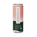 Marquis, Organic Sparkling Yerba Mate, Lychee Peach, Aluminum Can, 12 oz (12 Pack)