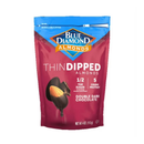 Blue Diamond Almonds, Thin Dipped Double Dark Chocolate Almonds, 4 oz (8 Pack)